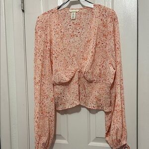 Floral Pink Women's Top